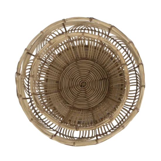 Hello Honey&reg; Natural Handmade Decorative Rattan Basket Set {17}