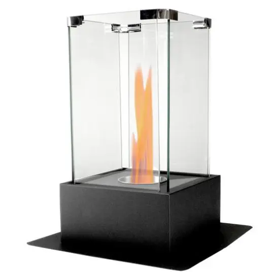 15" Bio Ethanol Ventless Portable Tabletop Fireplace with Flame Guard {1}