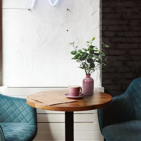 Flora Bunda&reg; 26.5" Green Eucalyptus in Mauve Ceramic Vase {3}