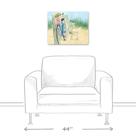 Life's A Beach 20" x 16" Canvas Wall Art {4}