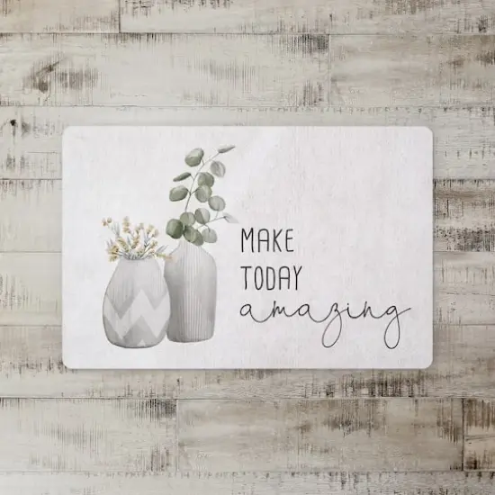 Make Today Amazing Floor Mat {3}