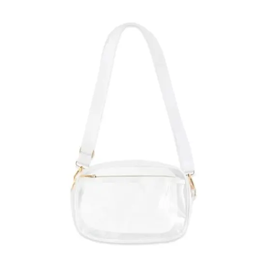 White Lined Clear Toaster Bag by Make Market&reg; {1}