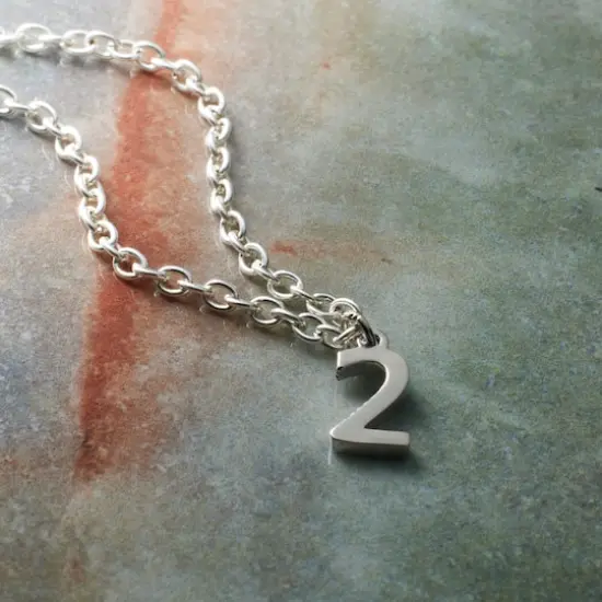 Sterling Silver Number Charm by Bead Landing&trade; 2 {3}