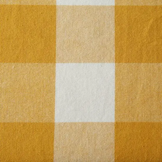 DII&reg; Buffalo Check Oversized Napkin, 6ct. Gold/White {8}