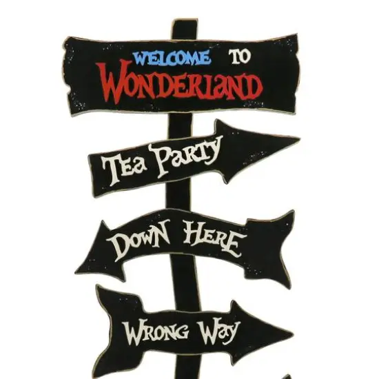 18" Welcome to Wonderland Directional Tabletop Sign by Ashland&reg; {3}