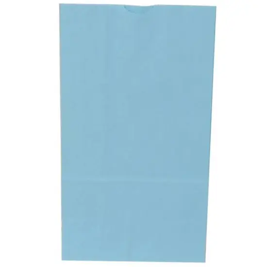 JAM Paper Baby Blue Large Kraft Lunch Bags, 500ct. {3}