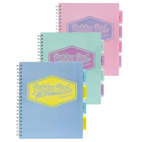 Pukka Pads Vision Letter-Size Project Book Set Pastel {1}