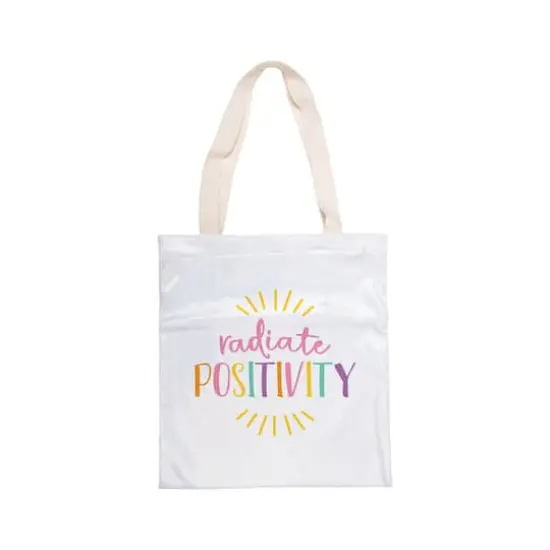 Craft Express 2ct. Sublimation Glitter Tote Bags {4}