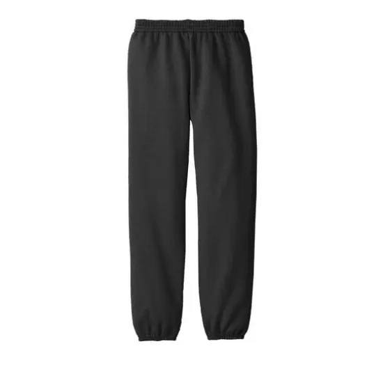 Port & Company&reg; Youth Core Fleece Sweatpants Charcoal {5}