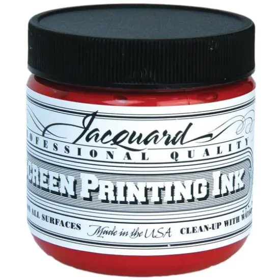 Jacquard Professional Screen Printing Ink, 4oz. Red {1}