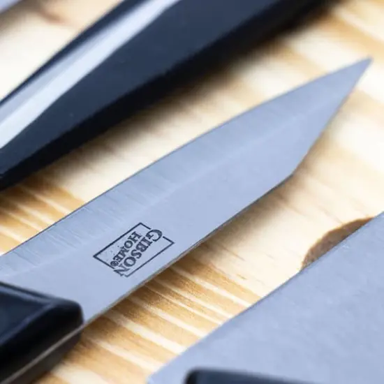 Gibson Home&reg; Wildcraft 10-Piece Cutlery Set with Wooden Cutting Board {8}