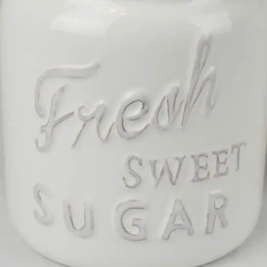 DII&reg; 5.6" Red Ceramic Jar Canister Set, 3ct. {3}