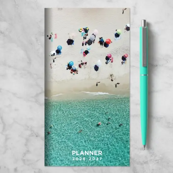 2026-2027 Beaches Small Monthly Pocket Planner {7}