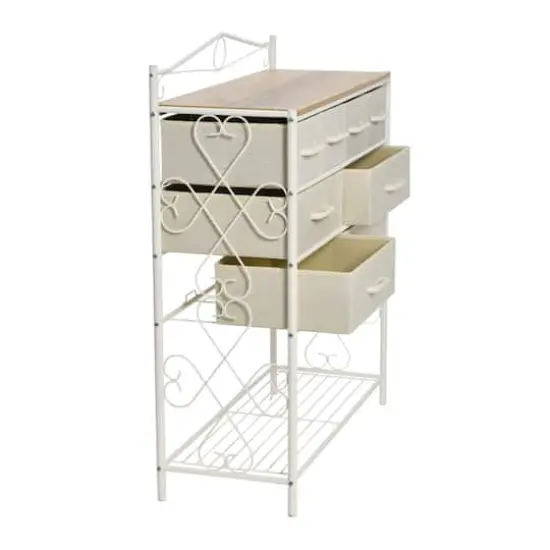 Household Essentials Victoria 8-Drawer Dresser with Shelf Coastal Oak {6}