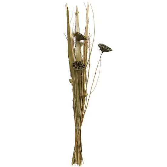 40" Green Dried Plant Bouquet Natural Foliage {1}