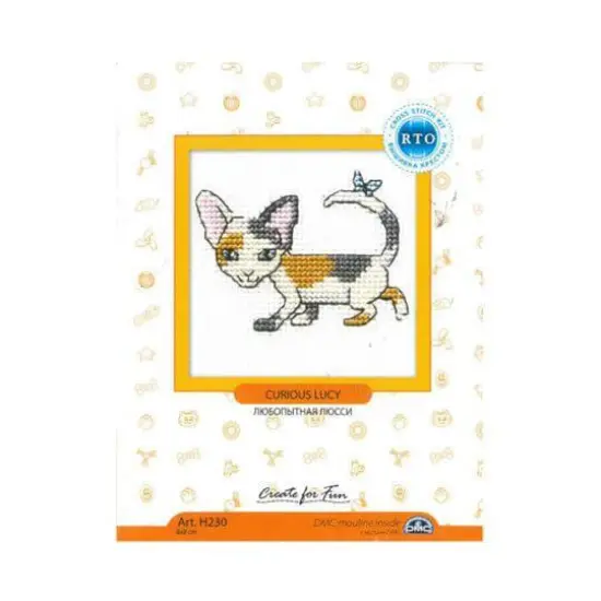 RTO Curious Lucy Counted Cross Stitch Kit {3}