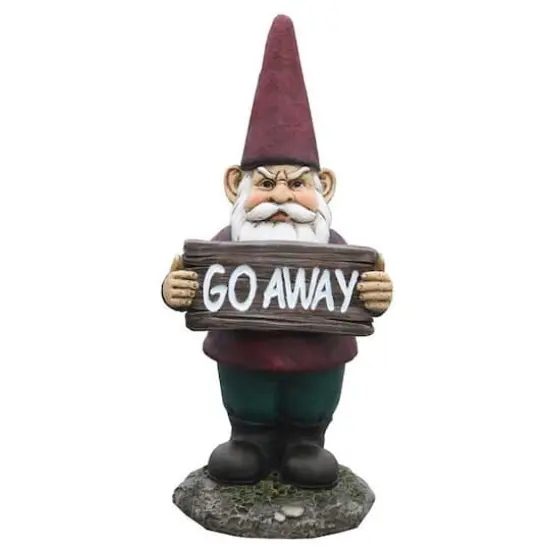 Santa's Workshop 9.3'' Gnome Go Away Accent {1}