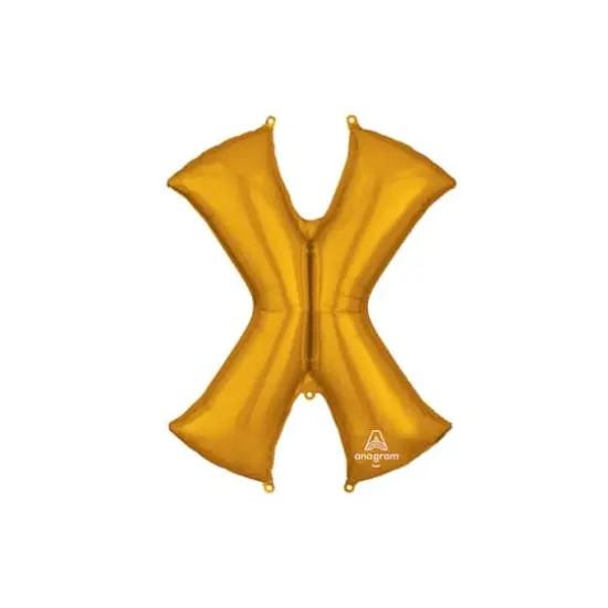 32" Gold Letter Foil Balloon X {1}