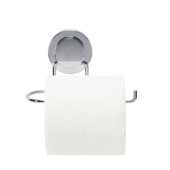 Bath Bliss Royal Suction Cup Toilet Paper Holder in Chrome {4}