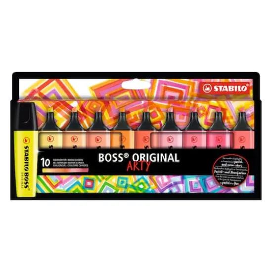 STABILO&reg; BOSS&reg; ARTY Warm Colors Original Highlighters Set {1}