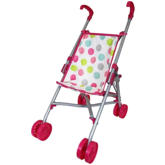 Lissi Dolls 12" Twin Baby Dolls with Twin Jogger Stroller {4}