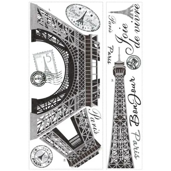 RoomMates Eiffel Tower Peel & Stick Giant Wall Decal {3}