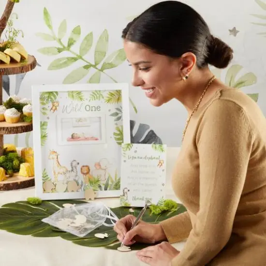 Kate Aspen Safari Baby Shower Guest Book Alternative  {3}