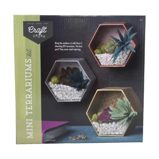Craft Crush - Mini Terrariums Kit {8}