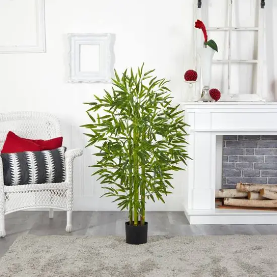 4ft. Potted UV Resistant Bamboo Tree {6}