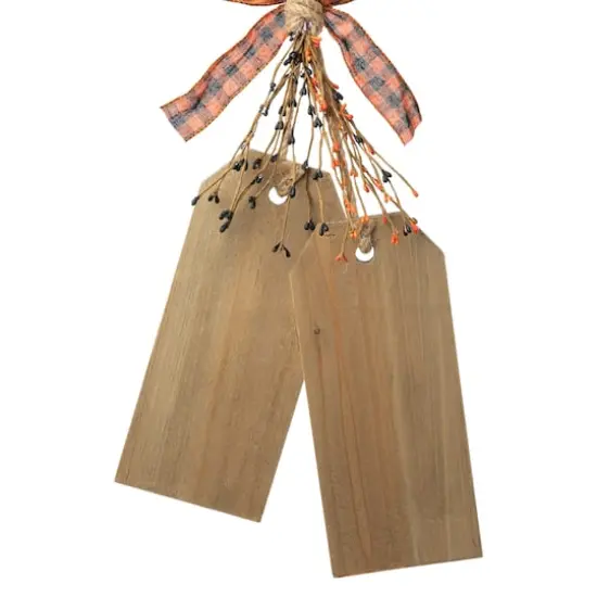 Glitzhome&reg; 24.75" Halloween Wooden Doorknob Hanging D&eacute;cor {8}