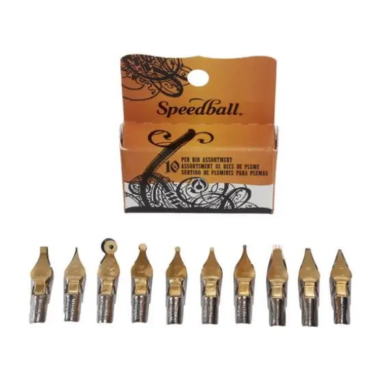 Speedball&reg; 10 Pen Nib Assortment Set {1}