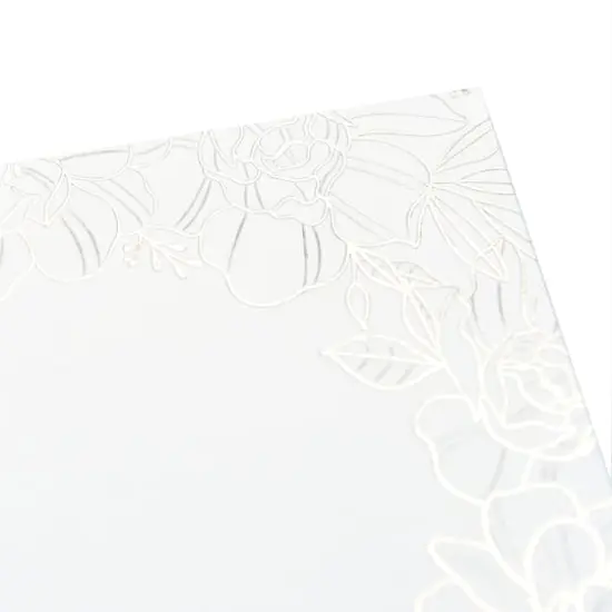 Floral Foil Invite Card Set by Recollections&trade;, 5" x 7" {3}