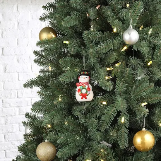 Mr. Christmas Nostalgic Ceramic Snowman Ornament  {3}