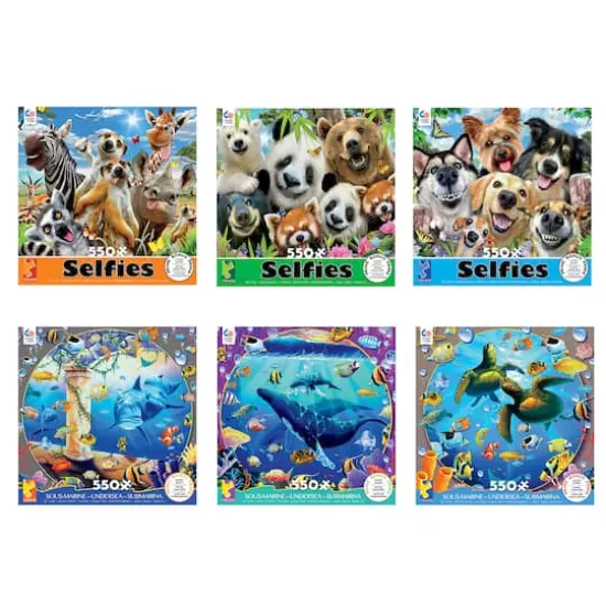 Assorted Ceaco&reg; Animal Selfies Jigsaw Puzzle {1}