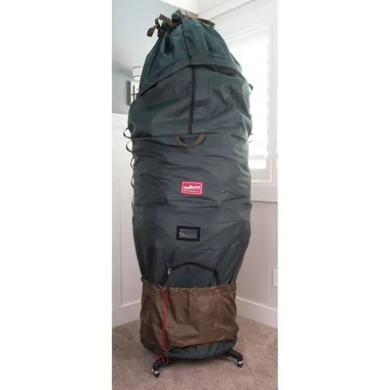 TreeKeeper Large Upright Tree Storage Bag with Wheels {6}