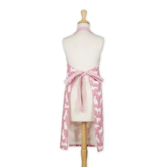 DII&reg; Cat Print Chef Apron Rose {4}