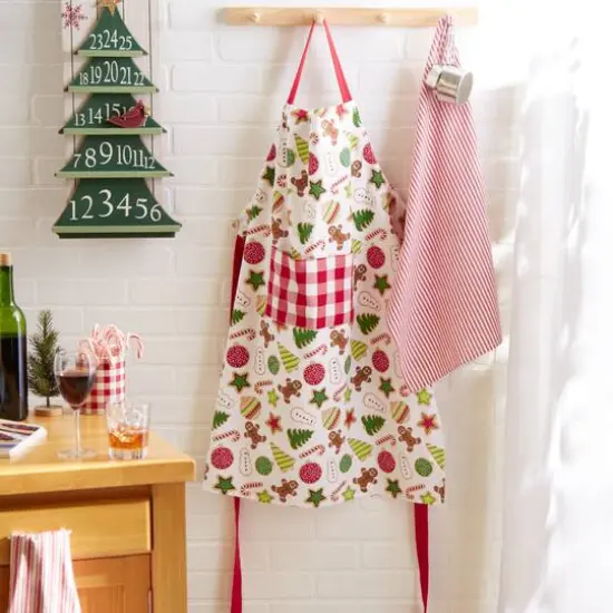 DII&reg; Christmas Cookies Print Chef Apron {5}