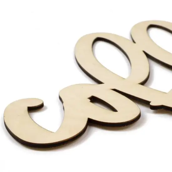 Leisure Arts&reg; 12" Wood Coffee Word {3}