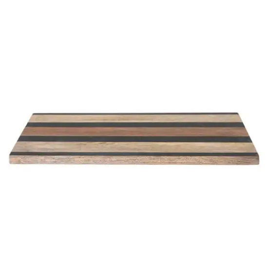 Hello Honey&reg; 17" Rectangular Mango Wood Cheese & Cutting Board {8}