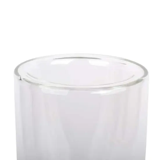 10" Clear Glass Dual Cylinder Candle Holder by Ashland&reg; {3}
