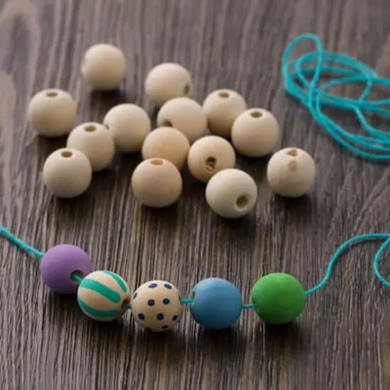3/4" Round Wood Beads, 27ct. by Make Market&reg; {3}