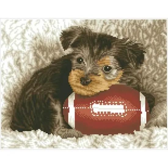 Diamond Dotz&reg; Intermediate Footy Pup Diamond Painting Kit {3}