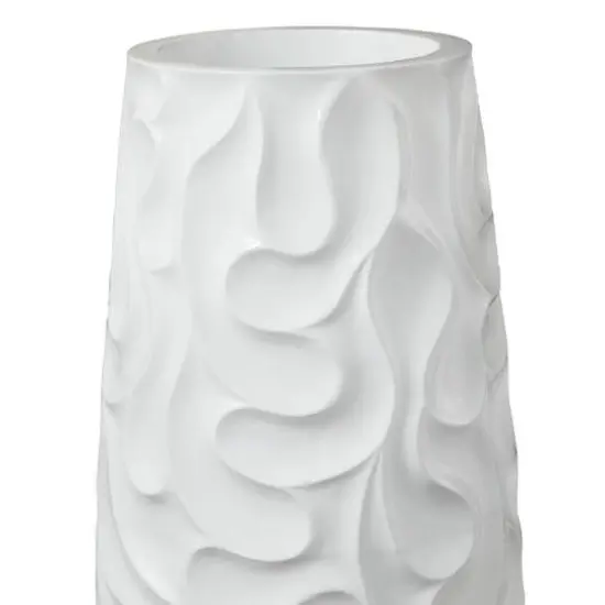 3ft. White Wave Textured Vase {5}