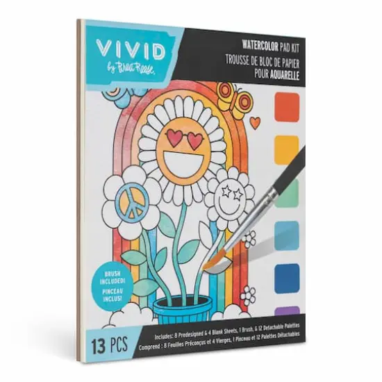 VIVID by Brea Reese&reg; Rainbow Watercolor Pad Kit {8}