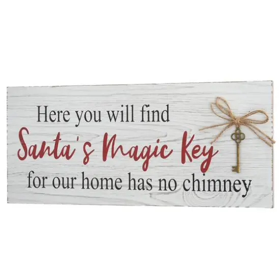 16" Santa&rsquo;s Key Tabletop Sign {7}