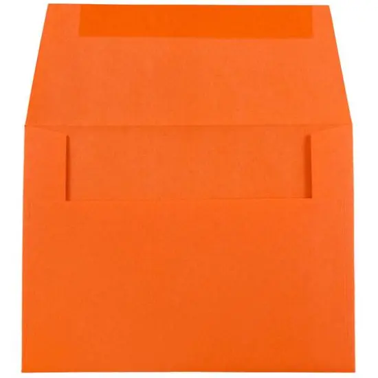 JAM Paper A2 Colored Invitation Envelopes, 50ct. Orange {4}