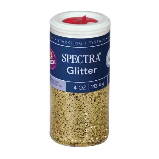 Spectra&reg; 4oz. Glitter Sparkling Crystals Gold {1}