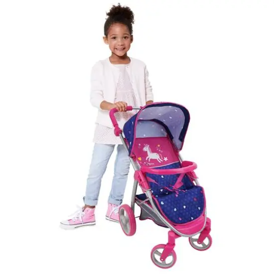 509 Crew Unicorn 2-in-1 Doll Travel System {7}
