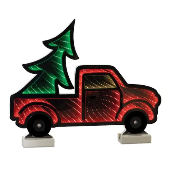 16" Holiday Pickup Truck Ekko Light Display {1}
