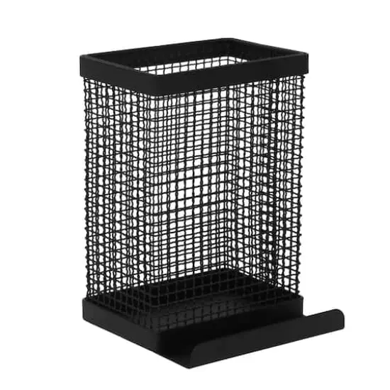 Kitchen Details Industrial Collection Matte Black Tablet and Utensil Holder {3}